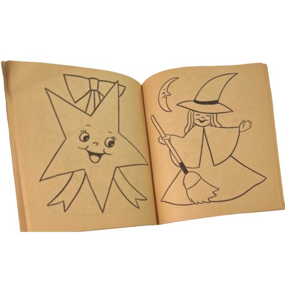 Vtg 1958 First Coloring Book Clarence Biers Whitman Publishing Children Activity - Picture 14 of 16